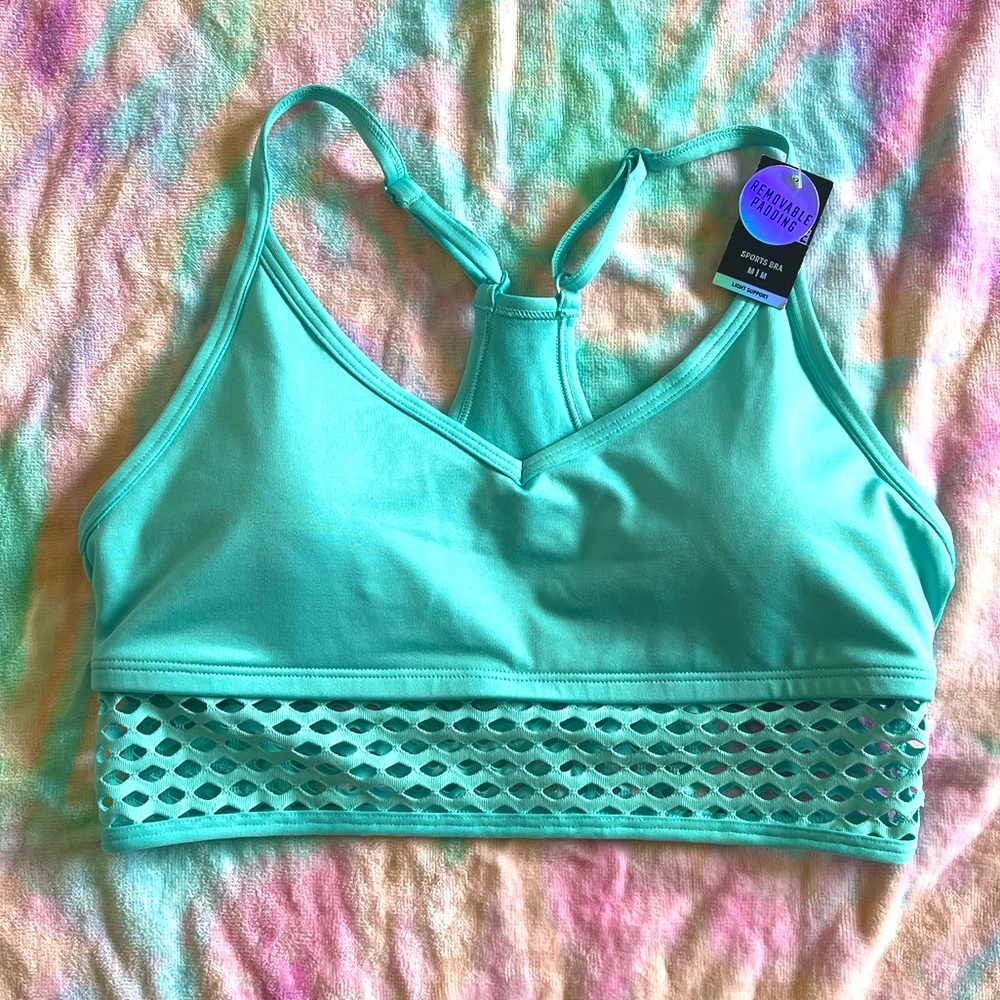 VS Pink Fishnet Bra